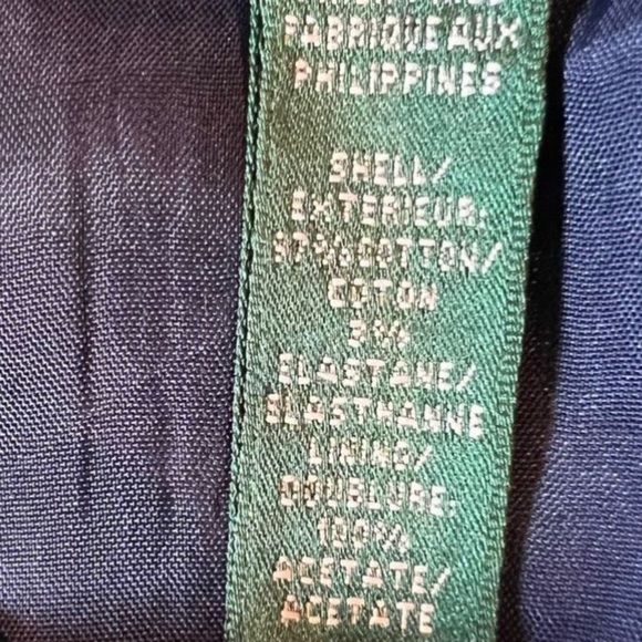 Ralph Lauren Jacket Womens 6 Navy Three Gold Buttons Preppy Blazer - Picture 13 of 14